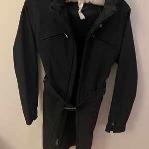 The North Face Black and Cream Jacket